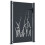 VidaXL vidaXL Gartentor Anthrazit 100x150 cm Stahl Gras-Design 1