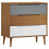 VidaXL (brown) vidaXL Solid Wood Pine Drawer Cabinet MOLDE File Chest Cabinet Multi Colours 1