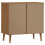 VidaXL (brown) vidaXL Solid Wood Pine Drawer Cabinet MOLDE File Chest Cabinet Multi Colours 7