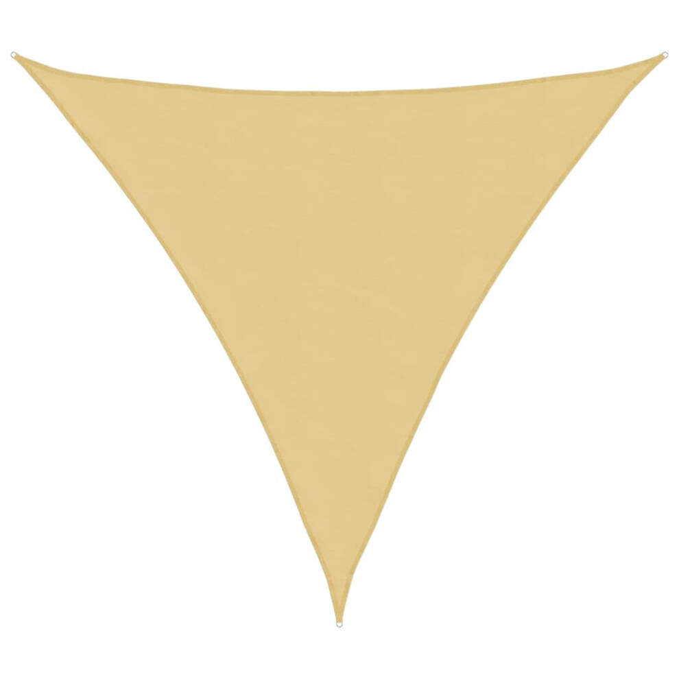 Vidaxl (Sand, 3.6 X 3.6 X 3.6 M) Sunshade Sail Oxford Fabric Triangular Shade Sail Sunscreen Canopy