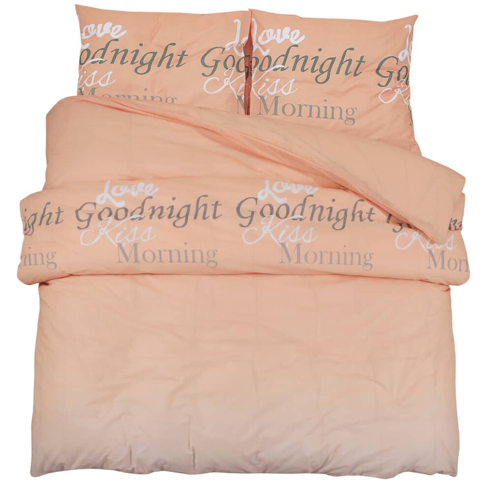 Vidaxl (, 140 X 200 Cm + 65 X 65 Cm/ 1 Pcs) 1/2X Duvet Cover Set Cotton Duvet Slipcover Sheet Multi Colours/Sizes Pink