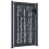 VidaXL vidaXL Gartentor Anthrazit 100x125 cm Stahl Bambus-Design 1