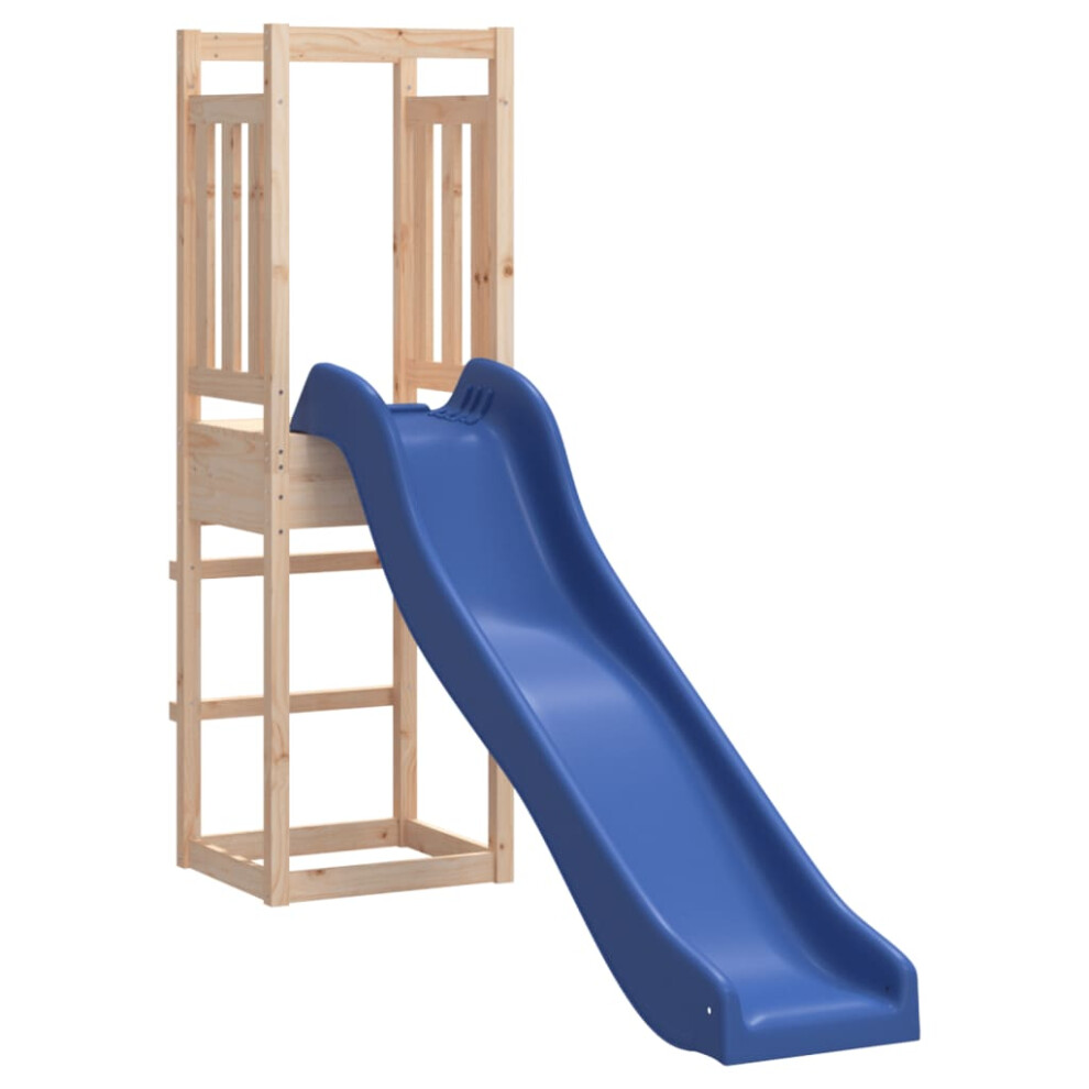 Vidaxl (Solid Pinewood) Outdoor Playset Wooden Playground Garden Playhouse Solid Wood Douglas