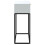 VidaXL (white) vidaXL Console Table Engineered Wood and Iron Hall End Table Multi Colours 6