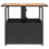 VidaXL (black) vidaXL Garden Table with Parasol Hole Outdoor Table Side Table Poly Rattan 5