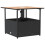 VidaXL (black) vidaXL Garden Table with Parasol Hole Outdoor Table Side Table Poly Rattan 2