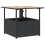 VidaXL (black) vidaXL Garden Table with Parasol Hole Outdoor Table Side Table Poly Rattan 7