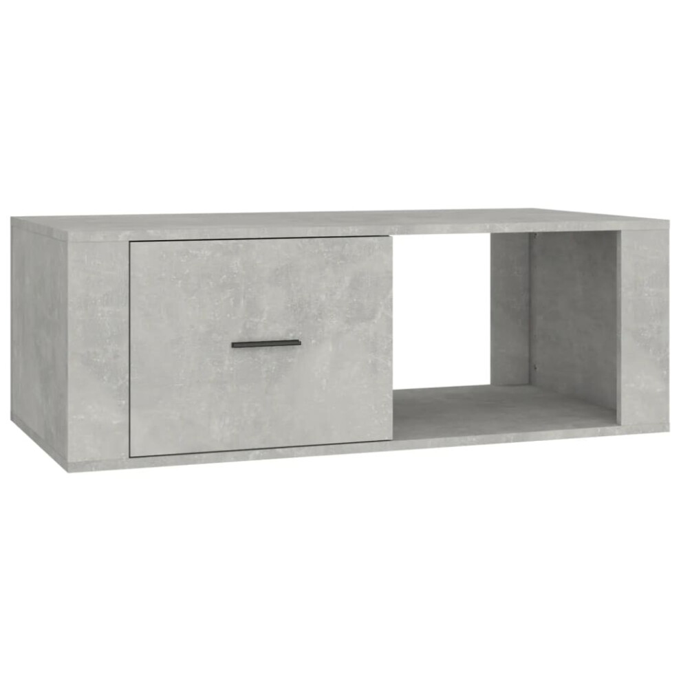 (concrete grey) vidaXL Coffee Table Engineered Wood Side Accent End Tea Table Multi Colours