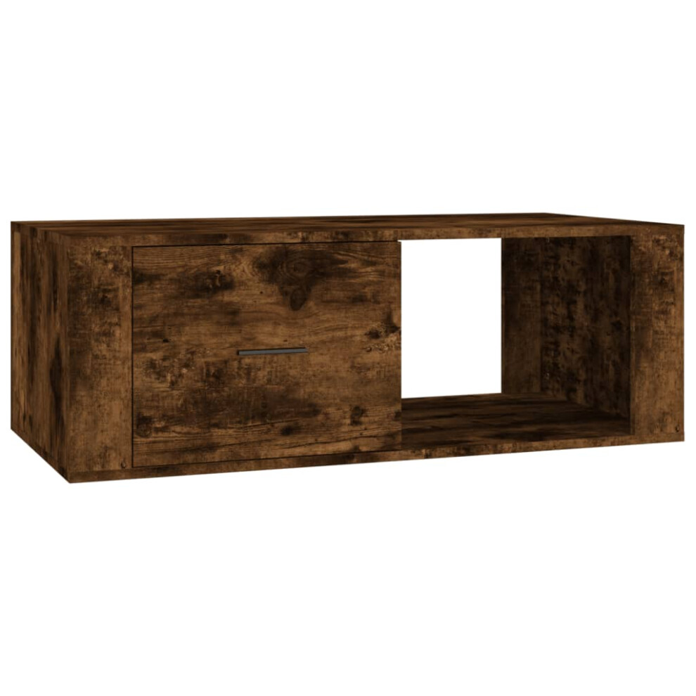 (smoked oak) vidaXL Coffee Table Engineered Wood Side Accent End Tea Table Multi Colours