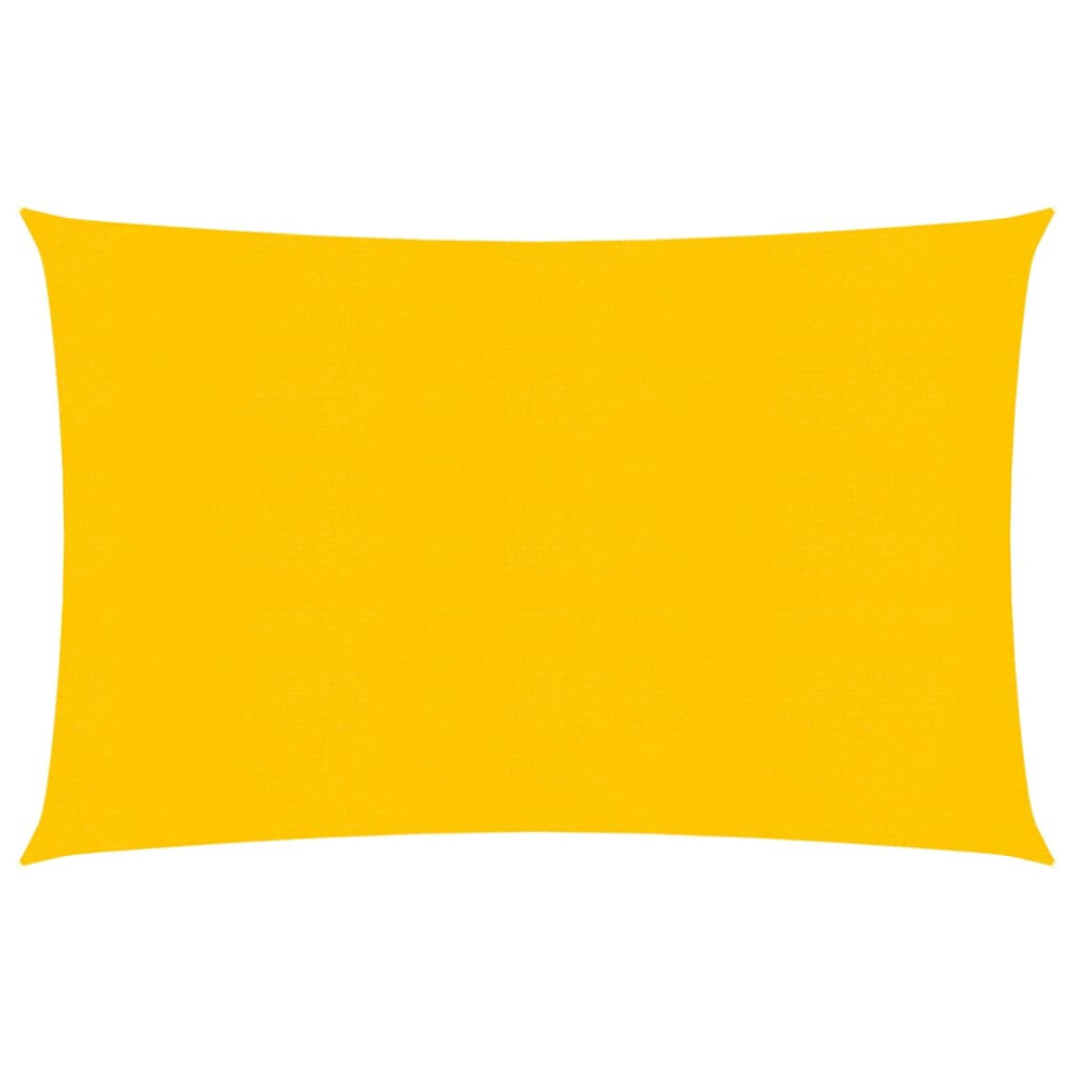 Vidaxl (Yellow, 3.5 X 4.5 M) Sunshade Sail Canopy Screen Balcony Awning Canopy Hdpe Rectangular