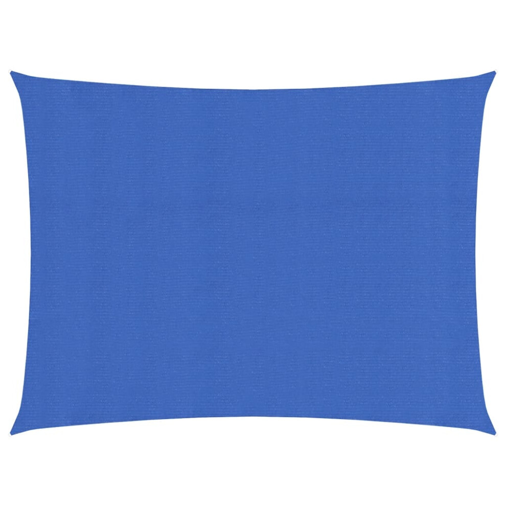 Vidaxl (Blue, 5 X 6 M) Sunshade Sail Canopy Screen Balcony Awning Canopy Hdpe Rectangular