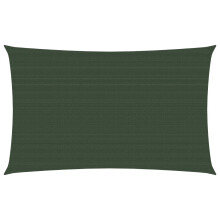 vidaXL Sonnensegel 160 g/m² Dunkelgrün 2,5x5 m HDPE