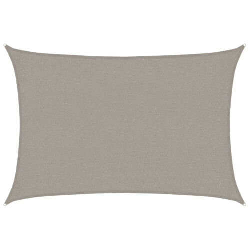 VidaXL (light grey, 2 x 2.5 m) vidaXL Sunshade Sail Canopy Screen Balcony Awning Canopy HDPE Rectangular 1