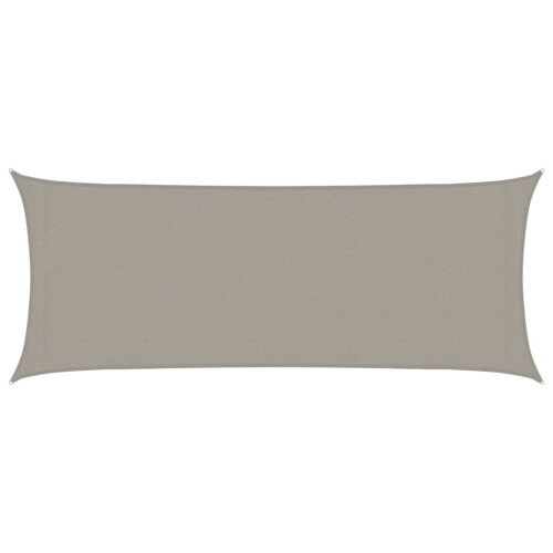 VidaXL (light grey, 2 x 5 m) vidaXL Sunshade Sail Canopy Screen Balcony Awning Canopy HDPE Rectangular 1