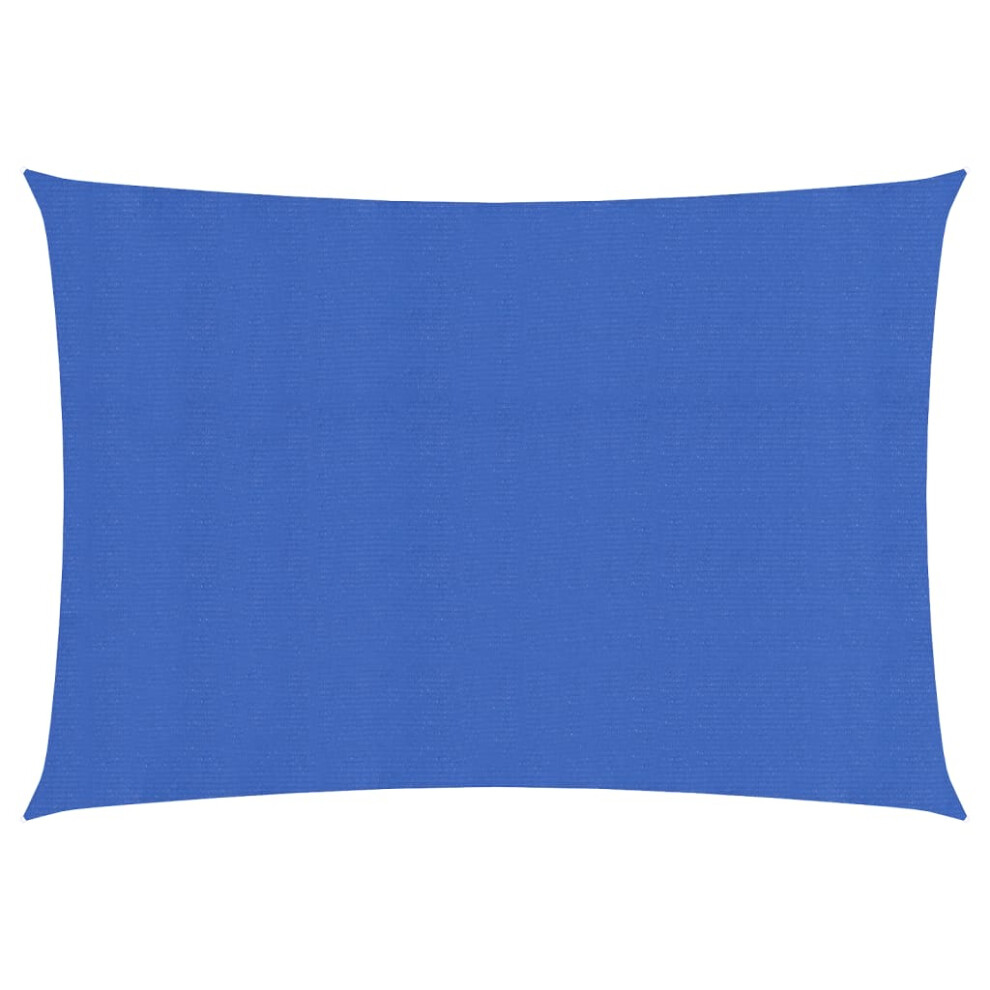 Vidaxl (Blue, 2.5 X 5 M) Sunshade Sail Canopy Screen Balcony Awning Canopy Hdpe Rectangular