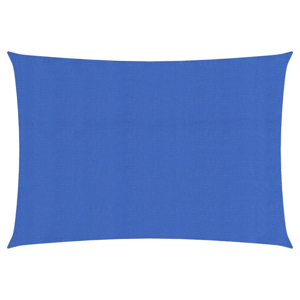 Vidaxl (Blue, 3 X 4.5 M) Sunshade Sail Canopy Screen Balcony Awning Canopy Hdpe Rectangular