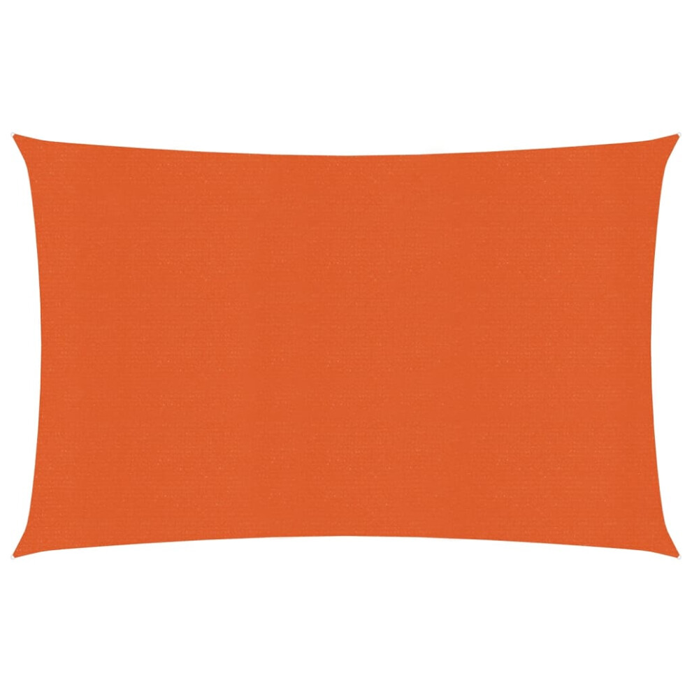 Vidaxl (Orange, 4 X 5 M) Sunshade Sail Canopy Screen Balcony Awning Canopy Hdpe Rectangular