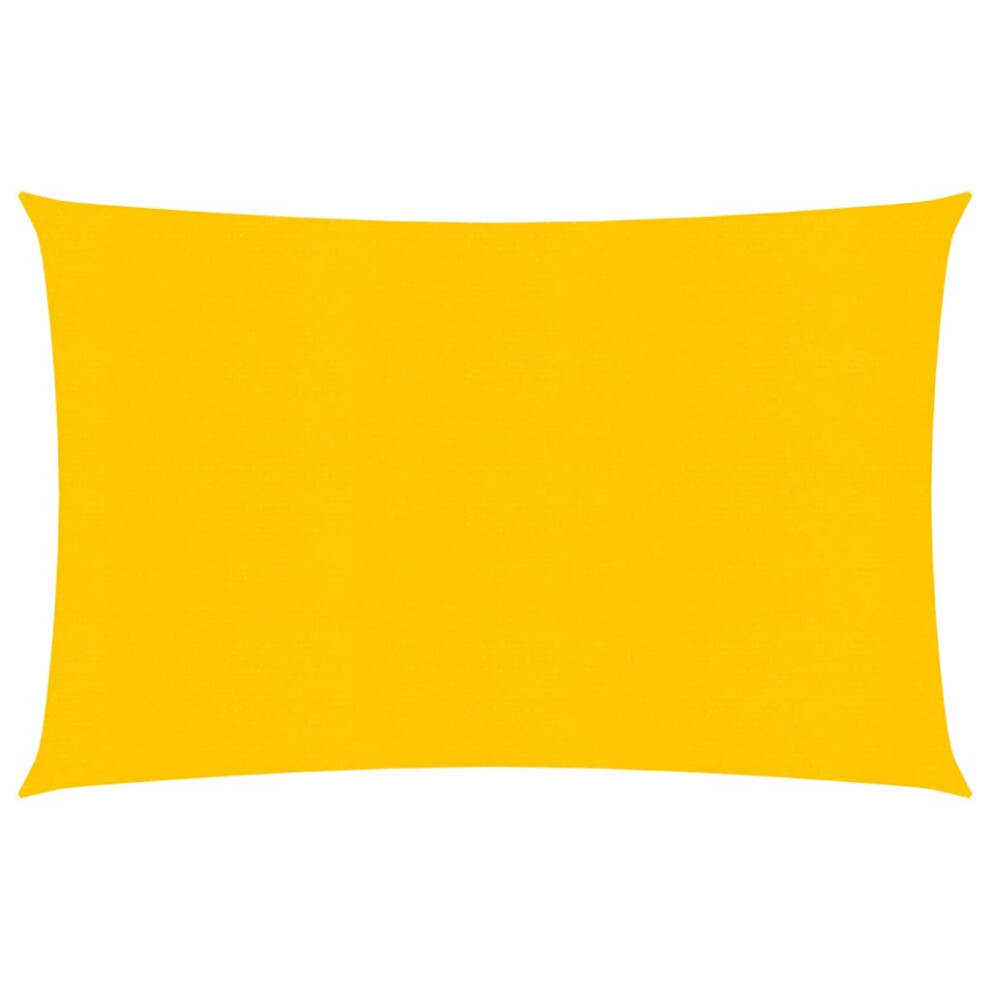 Vidaxl (Yellow, 2 X 3.5 M) Sunshade Sail Canopy Screen Balcony Awning Canopy Hdpe Rectangular