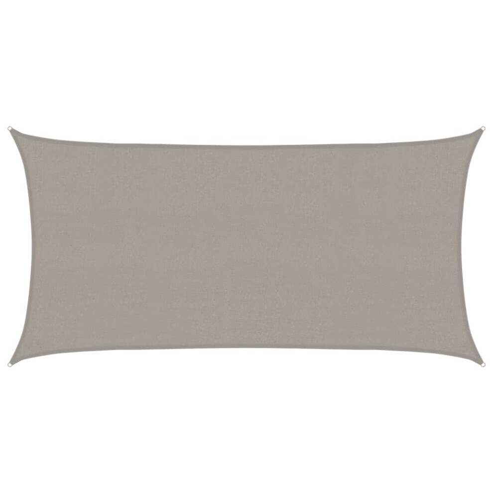 Vidaxl (Light Grey, 2.5 X 4.5 M) Sunshade Sail Canopy Screen Balcony Awning Canopy Hdpe Rectangular