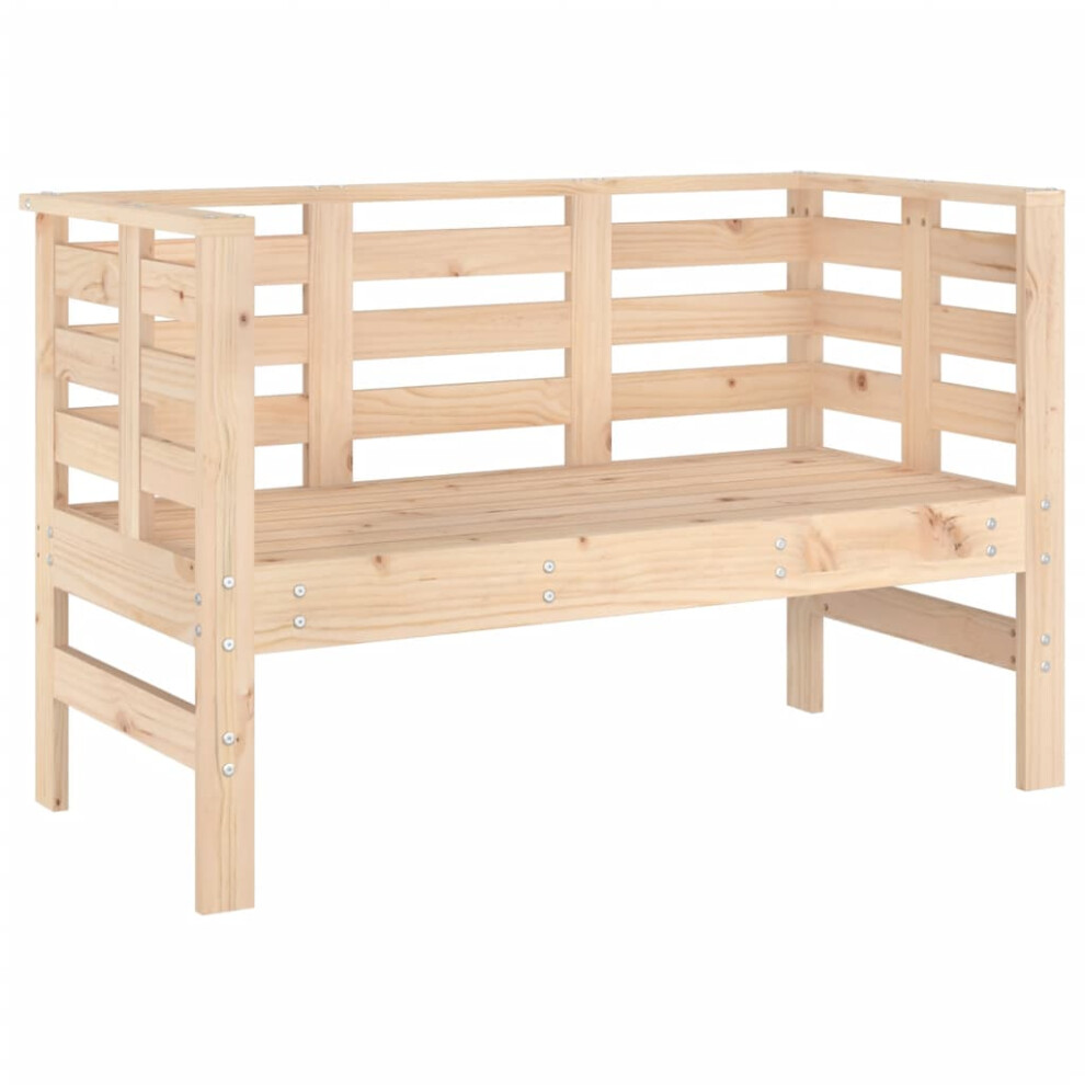 (natural pine) vidaXL Garden Bench Loveseat Outdoor Bench Seat Patio Bench Solid Wood Pine