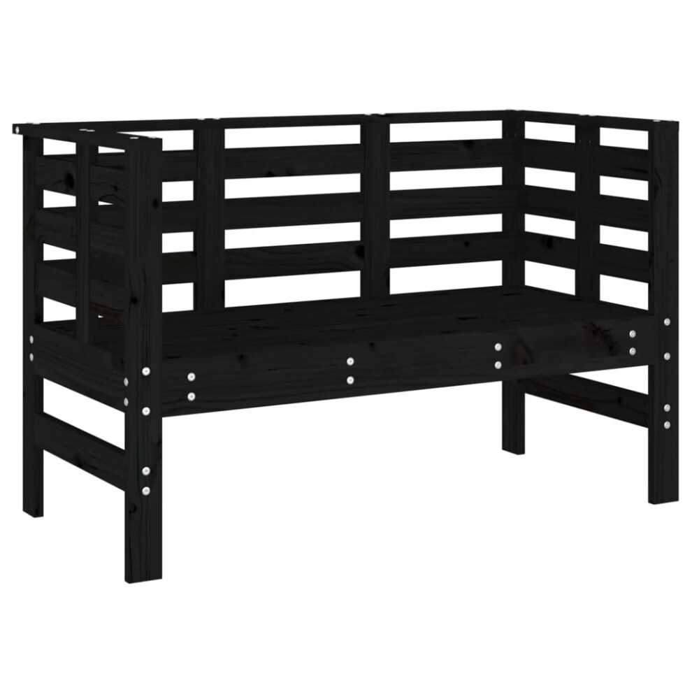 (black pine) vidaXL Garden Bench Loveseat Outdoor Bench Seat Patio Bench Solid Wood Pine-image-OPC-PF8S7QY-NEW