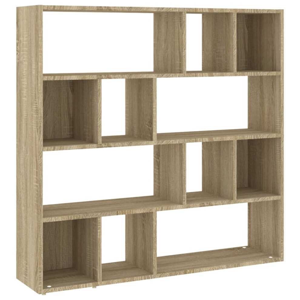 (sonoma oak) vidaXL Book Cabinet/Room Divider Bookshelf Storage Rack Bookcase Multi Colours