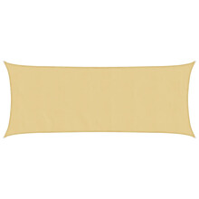 vidaXL Sonnensegel Sandfarbe 4,5x2 m 100% Polyester Oxford