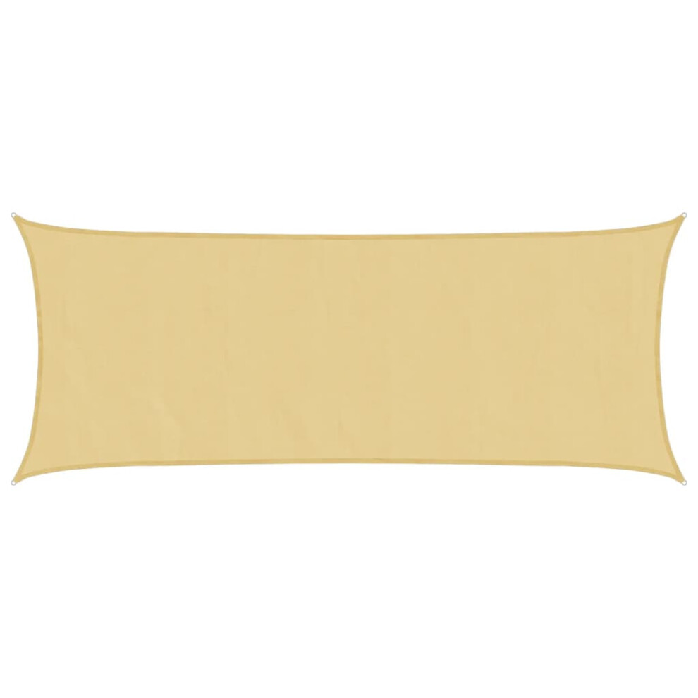 Vidaxl (Sand, 2 X 4.5 M) Sunshade Sail Oxford Fabric Rectangular Patio Shade Sunscreen Canopy