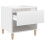 VidaXL (high gloss white, 2 pcs) vidaXL 1/2x Bedside Table Engineered Wood Bed Cabinet End Table Multi Colours 7