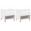 VidaXL (high gloss white, 2 pcs) vidaXL 1/2x Bedside Table Engineered Wood Bed Cabinet End Table Multi Colours 2