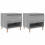 VidaXL (grey sonoma, 2 pcs) vidaXL 1/2x Bedside Table Engineered Wood Bed Cabinet End Table Multi Colours 2