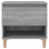 VidaXL (grey sonoma, 2 pcs) vidaXL 1/2x Bedside Table Engineered Wood Bed Cabinet End Table Multi Colours 5