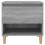 VidaXL (grey sonoma, 1 pcs) vidaXL 1/2x Bedside Table Engineered Wood Bed Cabinet End Table Multi Colours 5