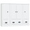 VidaXL (white) vidaXL Highboards Storage Cabinet Side Cabinets Cupboard 3 pcs Engineered Wood 1
