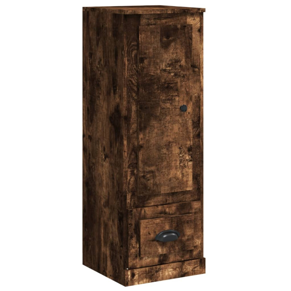 Vidaxl (Smoked Oak) Highboard Sideboard Cabinet Cupboard Buffet Cabinet Engineered Wood