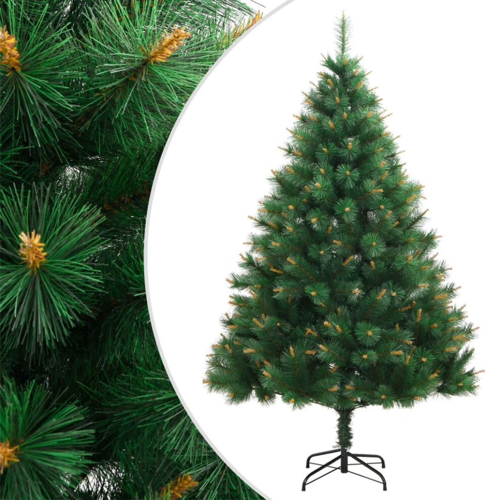 Vidaxl (180 Cm) Artificial Hinged Christmas Tree Xmas Tree With Stand Christmas Decor