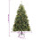 VidaXL (180 cm) vidaXL Artificial Hinged Christmas Tree Decor Pre Lit Xmas Tree with Cones 4