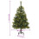 VidaXL (150 cm) vidaXL Artificial Hinged Christmas Tree Decor Pre Lit Xmas Tree with Cones 9