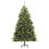 VidaXL (210 cm) vidaXL Artificial Hinged Christmas Tree Decor Pre Lit Xmas Tree with Cones 2
