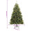 VidaXL (210 cm) vidaXL Artificial Hinged Christmas Tree Decor Pre Lit Xmas Tree with Cones 4