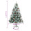 VidaXL (210 cm) vidaXL Artificial Hinged Christmas Tree Pre Lit Xmas Tree with Cones & Berries 9
