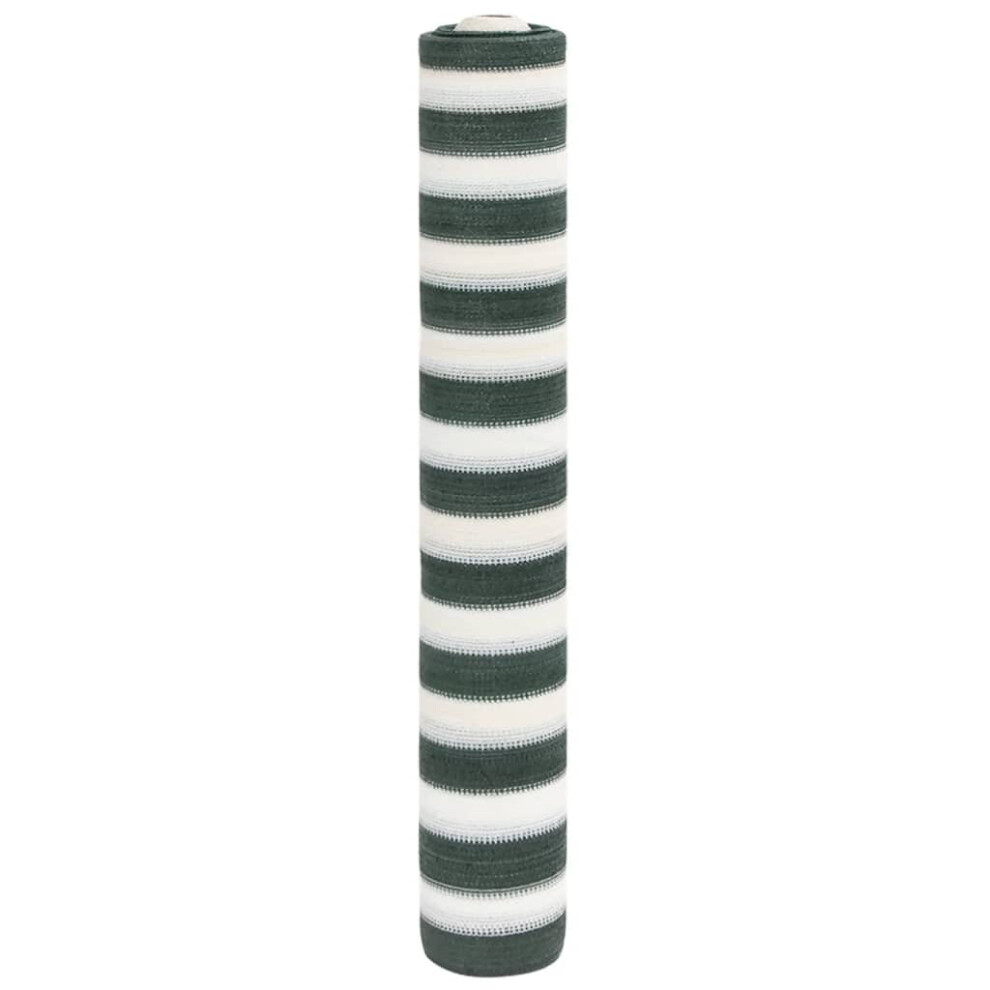Vidaxl (Green And White, 2 X 10 M (195 G)) Privacy Net Hdpe 195 G/M² Balcony Privacy Screen Protective Screen