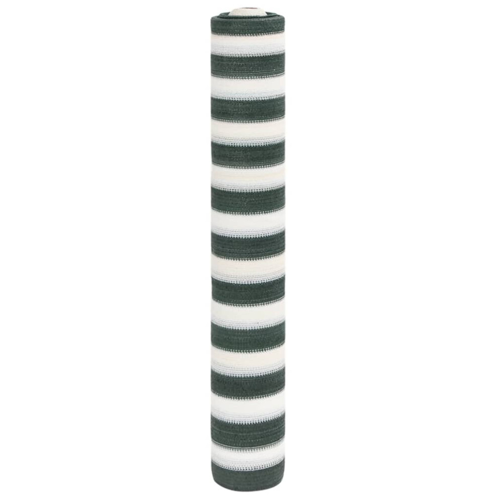 Vidaxl (Green And White, 2 X 10 M (150 G)) Privacy Net Hdpe 195 G/M² Balcony Privacy Screen Protective Screen