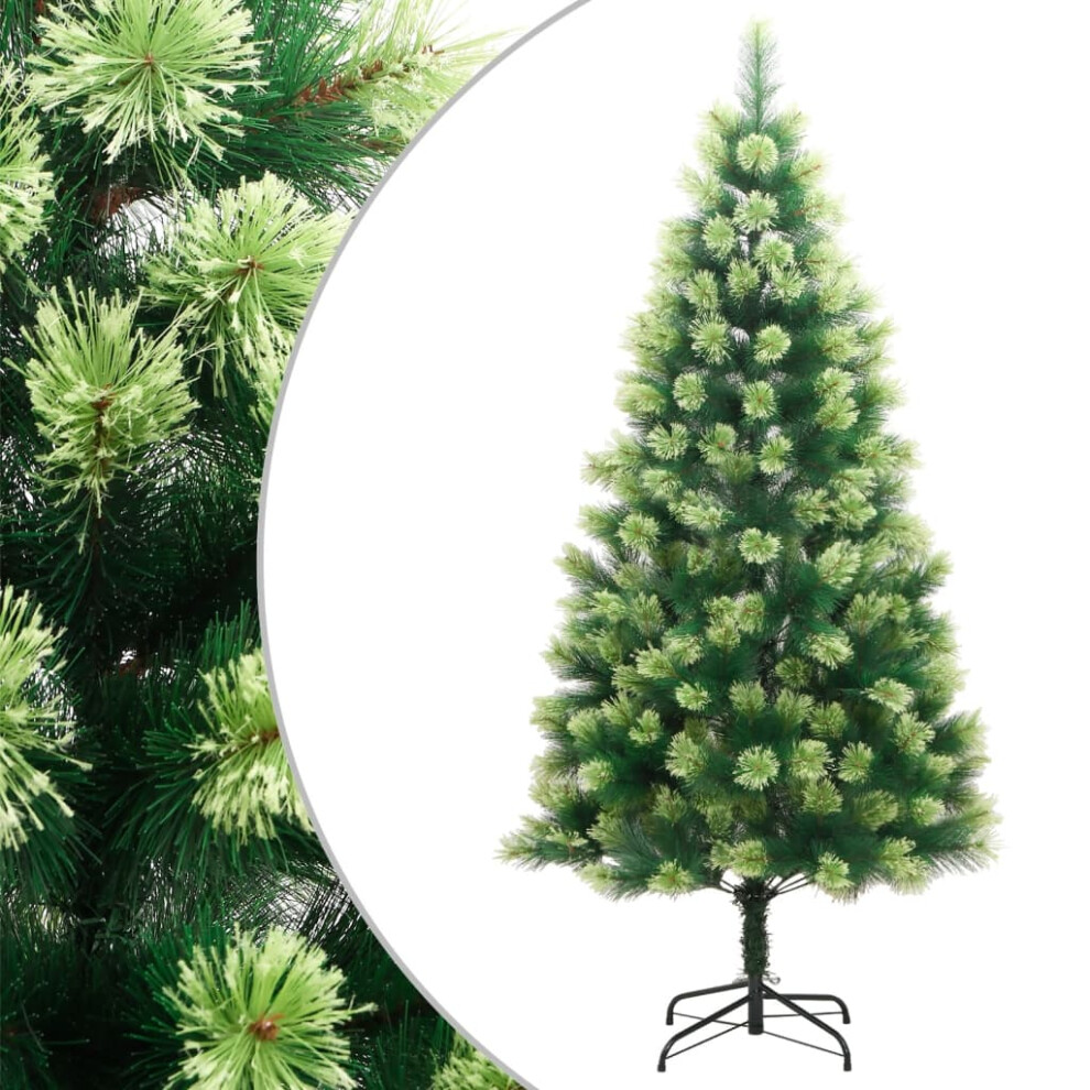 (180 cm) vidaXL Artificial Hinged Christmas Tree Xmas Tree with Stand Christmas Decor