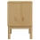 VidaXL (wax brown) vidaXL Bedside Cabinet Nightstand Side Table Bed Side Cabinet Solid Wood Pine 6