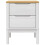 VidaXL (white) vidaXL Bedside Cabinet Nightstand Side Table Bed Side Cabinet Solid Wood Pine 5