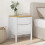 VidaXL (white) vidaXL Bedside Cabinet Nightstand Side Table Bed Side Cabinet Solid Wood Pine 3