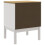 VidaXL (white) vidaXL Bedside Cabinet Nightstand Side Table Bed Side Cabinet Solid Wood Pine 7