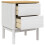 VidaXL (white) vidaXL Bedside Cabinet Nightstand Side Table Bed Side Cabinet Solid Wood Pine 8
