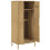 VidaXL (wax brown) vidaXL Wardrobe Closet Clothes Organiser Storage Cupboard Solid Wood Pine 8